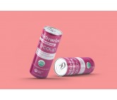 Design by lizacrea for Contest: Front of pack design for line of sparkling organic health and hydration beverages. 3 flavors with fruit illustration, 12oz sleek can