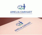 Design by Nitdesigner for Contest: Amelia Earhart Airport - Logo design