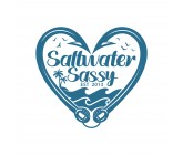 Design by GraphikMIRACLE for Contest: SASSY BEACH WAVE & FISHING HOOK & TEE