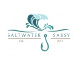 Design by FALCON6 for Contest:  SASSY BEACH WAVE & FISHING HOOK & TEE