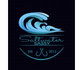 Design by Maaz Tahir for Contest:  SASSY BEACH WAVE & FISHING HOOK & TEE