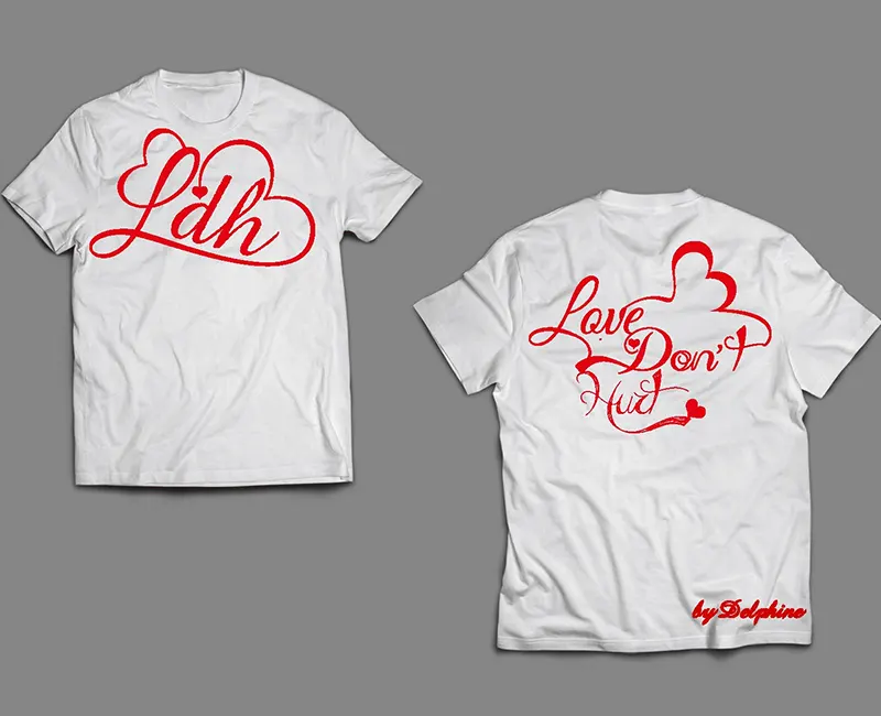 Love Don't Hurt T-Shirt Design