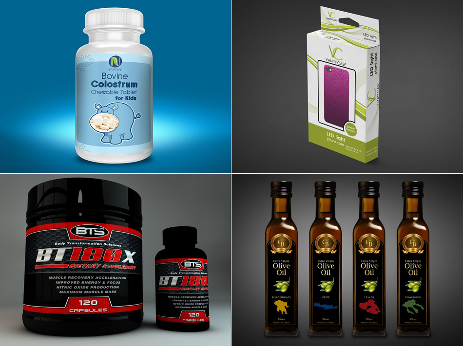 professional packaging & label designs
