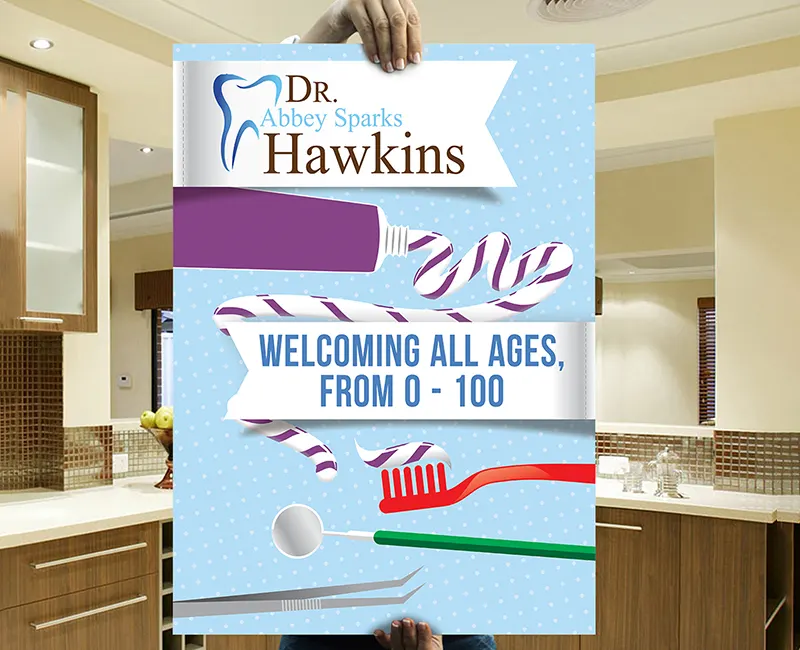 Dentist Advertisement Poster Design
