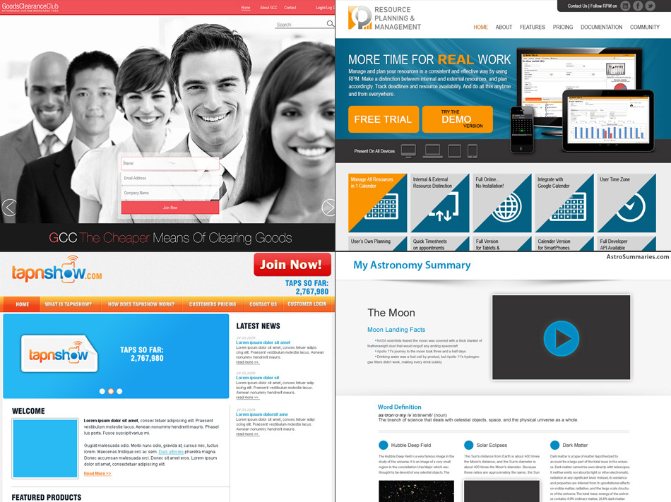 professional website & app designs